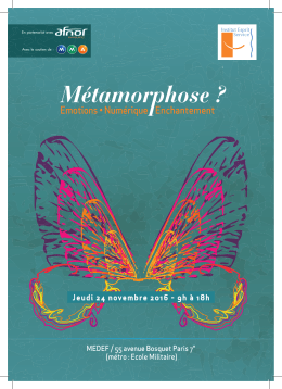 24 novembre 2016 &ndash; Institut Esprit Service