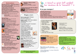 Consultez notre derni&egrave;re Newsletter