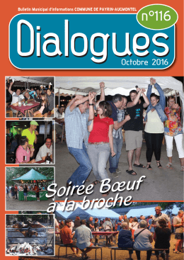 le bulletin municipal n° 116 d`octobre 2016