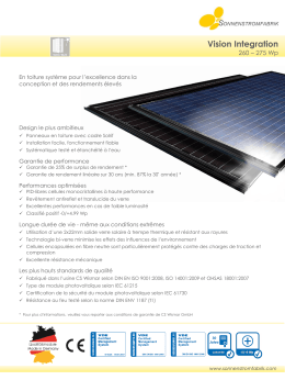Vision Integration - Sonnenstromfabrik