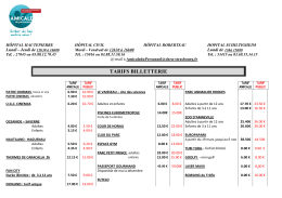 offres et prestations permanentes - Strasbourg