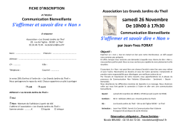 S`affirmer et savoir dire &laquo; Non