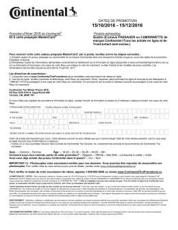 Imprimer le formulaire d`envoie par la poste