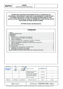 SPE-F-0409-indice_3 OPTION CENTRE DE RECHERCHE