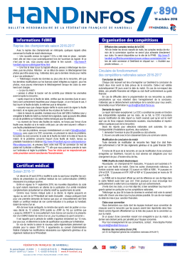 T&eacute;l&eacute;charger le document - F&eacute;d&eacute;ration fran&ccedil;aise de handball