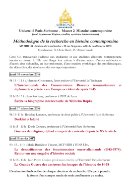 d`informations - Université Paris