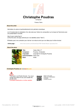 Valse d`&eacute;t&eacute; n&deg;7 - Free