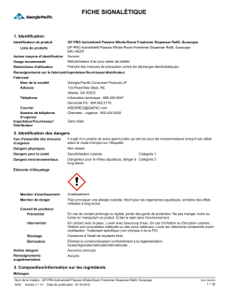 fiche signalétique - Georgia
