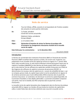 Télécharger - Institut canadien des actuaires