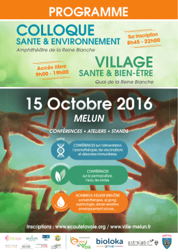Programme - Ville de Melun