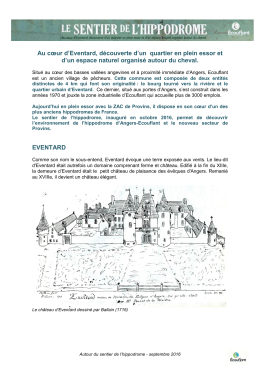 histoire du quartier d`Eventard