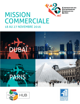 MISSION COMMerCIale - Corporation des entrepreneurs généraux