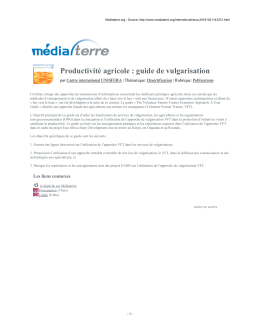 Résultats de la deuxième Consultation mondiale sur