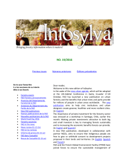 NO. 19/2016 - Food and Agriculture Organization of the United Nations