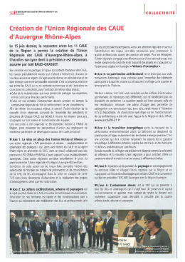 article-Mag des elus des Pays de Savoie/oct 2016