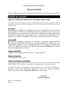 Chef/fe de chantier