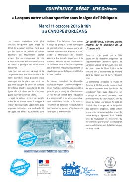Télécharger le programme - Sport éducation mixités citoyenneté