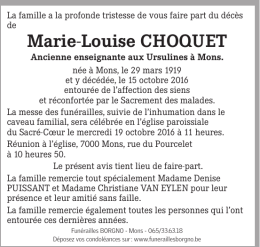 Marie-Louise CHOQUET