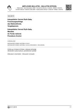 Wortprotokolle - Procès-verbaux 23.06.00 00.3015