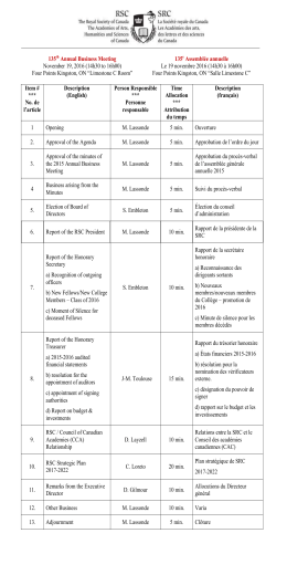 Meeting of the Executive Committee