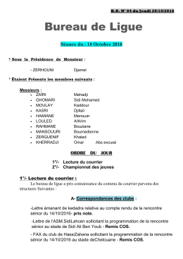 T&eacute;l&eacute;charger le dernier Bulletin Officiel