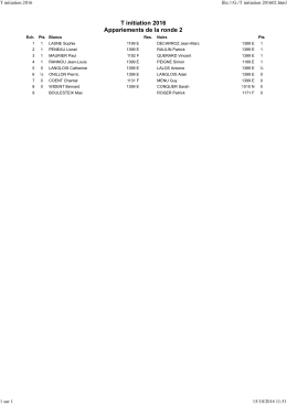 T initiation 2016 appariements r2