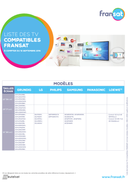 MOD&egrave;les - Fransat