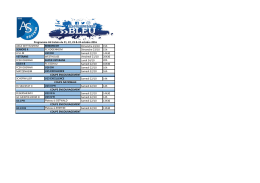 ASCA WITTELSHEIM SENIORS DH Dimanche 23/10 15h SENIORS
