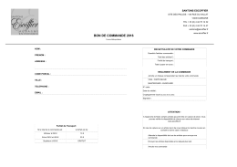 Bon de commande papier