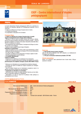 CIEP - Centre international d`études