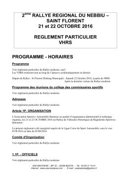 VHRS - ASA Bastiaise