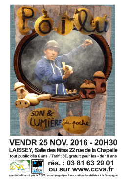 vendr 25 nov. 2016 - 20h30