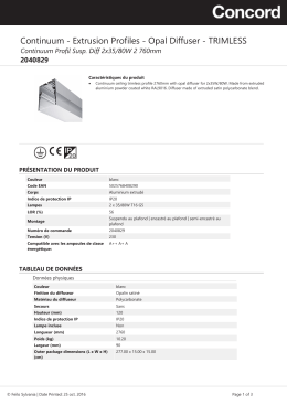 Continuum Profil Susp. Diff 2x35/80W 2 760mm