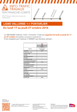 ligne vallorbe  pontarlier