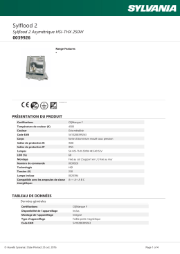 Sylflood 2 Asym&eacute;trique HSI