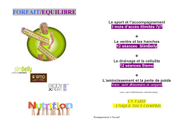 sport bien-etre nutrition