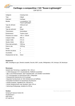 Carthago C-Compactline I 143