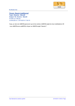 Forum: Dessin traditionnel - The Blender Clan