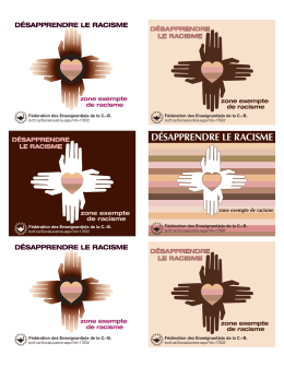 DÉSAPPRENDRE LE RACISME