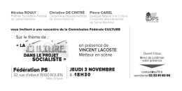 Commission fédérale Culture