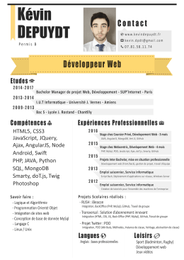 T&eacute;l&eacute;charger mon CV