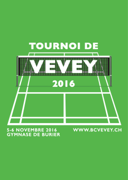 annonce du tournoi