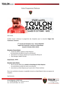 Votre Programme Platinum