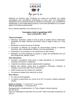 Concepteur texte et graphique (H/F)