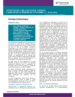 strategie obligataire hebdo
