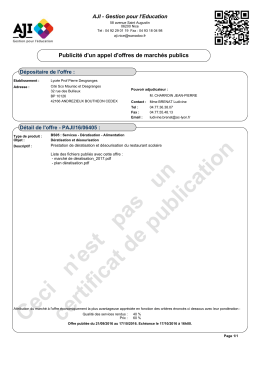 Les rencontres - Gestion pour l`Education