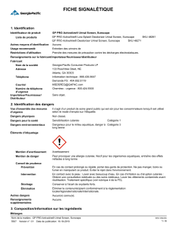 fiche signalétique - Georgia