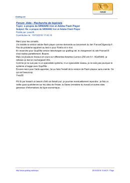 Forum: Aide - Recherche de logiciels