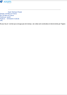 Sujet: Rubrique People