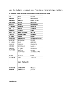 Liste des &eacute;tudiants master physique nucl&eacute;aire2016_finale